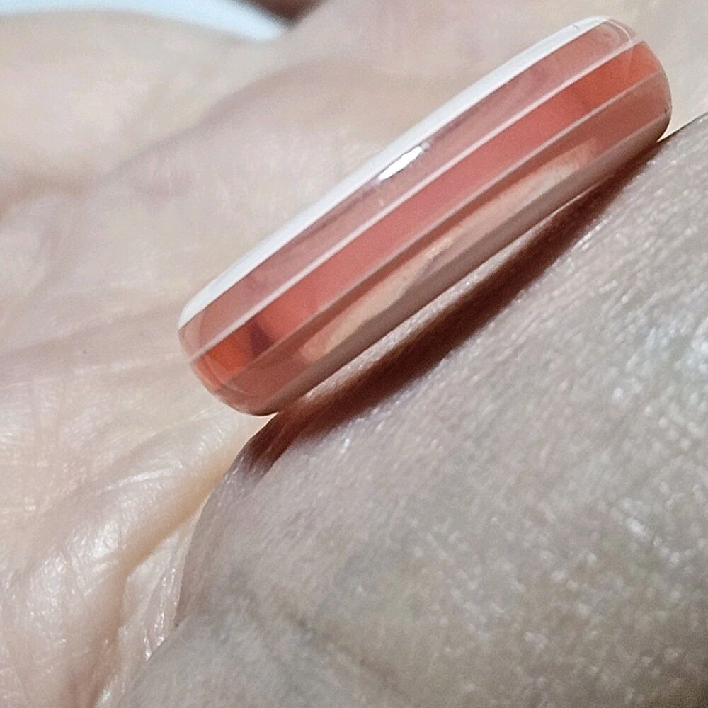 Striped Shades Of Pink Ring Size 5 - Picture 4 of 12